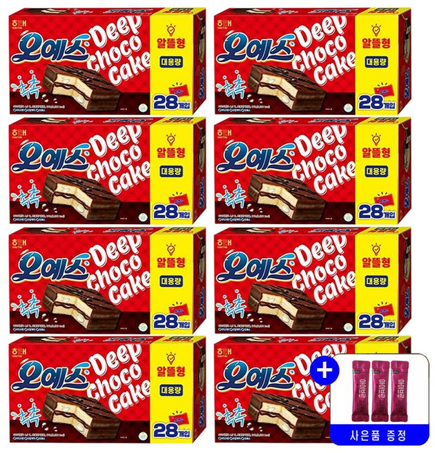 해태 오예스 대용량 840g 묶음행사, 8개