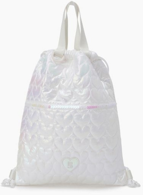 베네통키즈 퀼팅 스트링 백팩