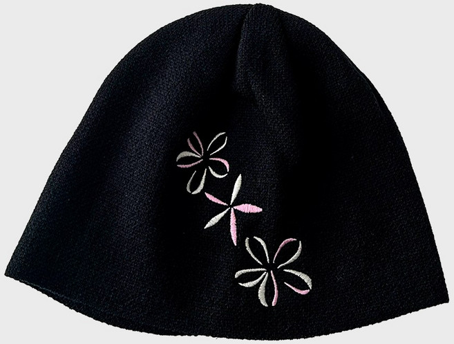 [국산]여성비니 플라워 자수 봄 여름 니트 비니