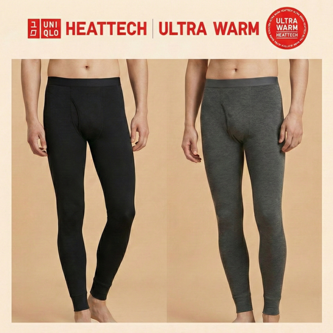 유니클로 히트텍 울트라웜 남성 타이즈 (국내매장판)