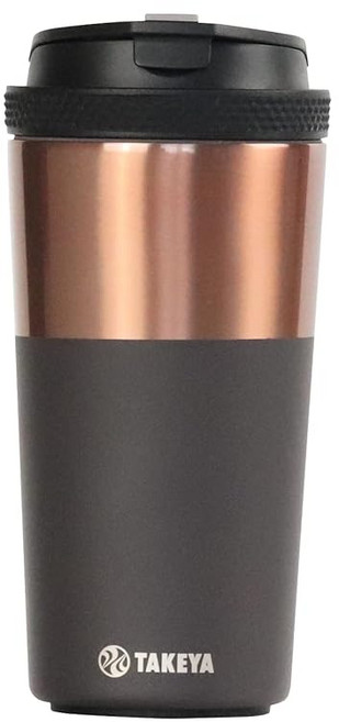 타케야 공식 텀블러 123 50ml 차콜브라운 텀블러 스테인리스 보온 보냉 사무실 드라이브 캠프 카페 들고다니기