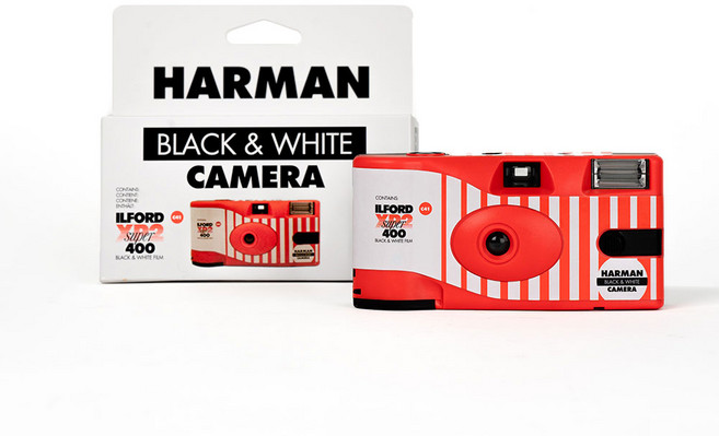 HARMAN 하만 XP2 SUPER 흑백 일회용 카메라 27컷 선물용 여행용 카메라, 1개, 하만 XP2 SUPER B&W 흑백 일회용