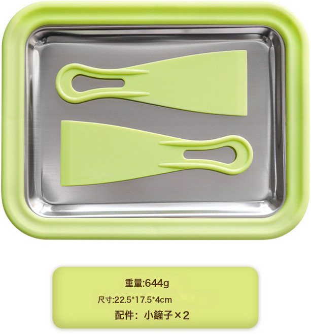 炒冰機 不鏽鋼家用炒酸奶機 自制冰淇淋機, 草綠色:【送冰鏟*2】可激光304或316型號