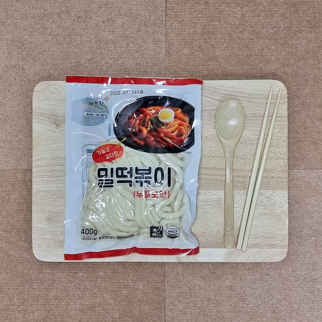 5분마켓 해뜨락 누들밀떡 누들떡볶이 밀떡 400g, 1개