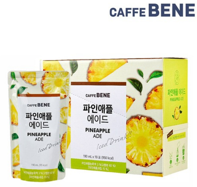 파인애플에이드 파우치 190ml x 10팩