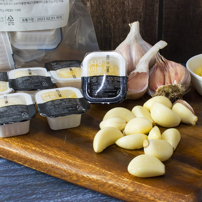 맛템 냉동 다진마늘 큐브 15g x 30개 50개 90개(선택), 매장정품 맛템 냉동 다진 마늘 큐브 450g(15gx3