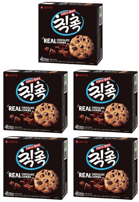 롯데 칙촉 오리지널, 5개, 180g