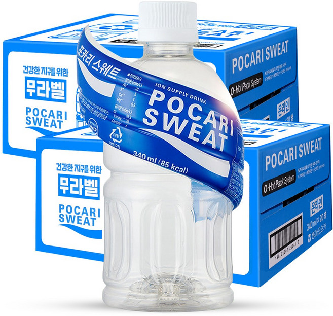 5위 - 동아오츠카 포카리스웨트 캔 페트 모음, 340ml, 40개