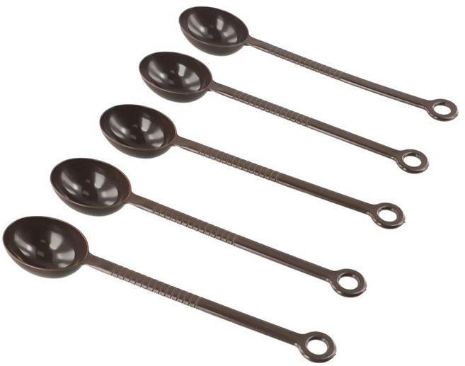 모든 종류의 모카 포트 커피 머신용 측정 스푼 과일 분말 에스프레소 스쿱 10g 플라스틱 200mm 길이 5, 1개