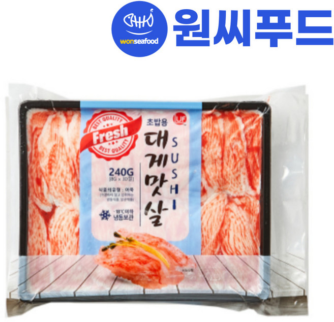 원씨푸드 초밥용 대게맛살 240g 30미 스시타입, 1개