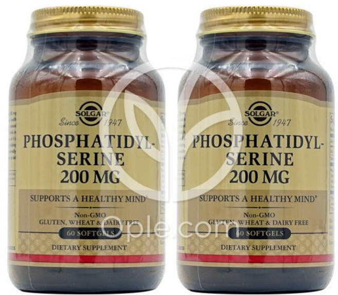 (오플닷컴) 2개 Solgar 포스파티딜세린 PS 200 mg 60 소프트젤 솔가 빠른직구, (오플닷컴) 2개 Solgar 포스파티딜세린 PS 20