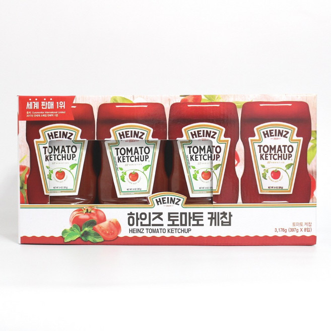 하인즈 토마토 케찹, 397g, 8개