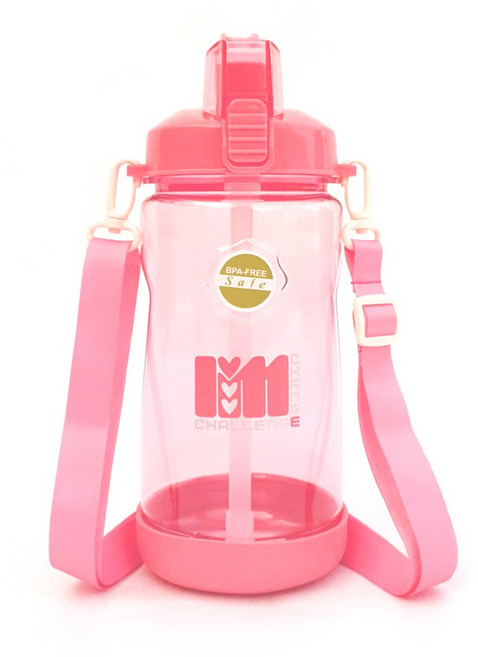 아임 보틀 리뉴얼 물병 트라이탄 1리터 스트랩 빨대 물통, 4개, 1L, 리뉴얼1리터 핑크