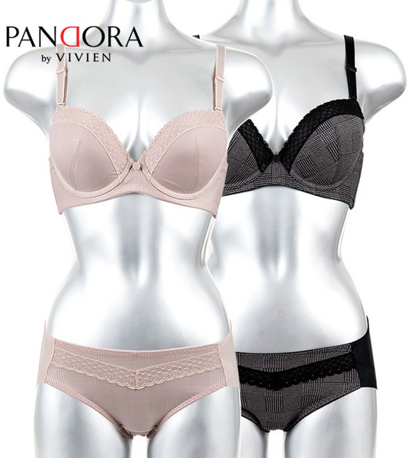 판도라by비비안 빅사이즈 A-F 모여라 (브라-팬티 선택)-7099 (브라 팬티 선택)