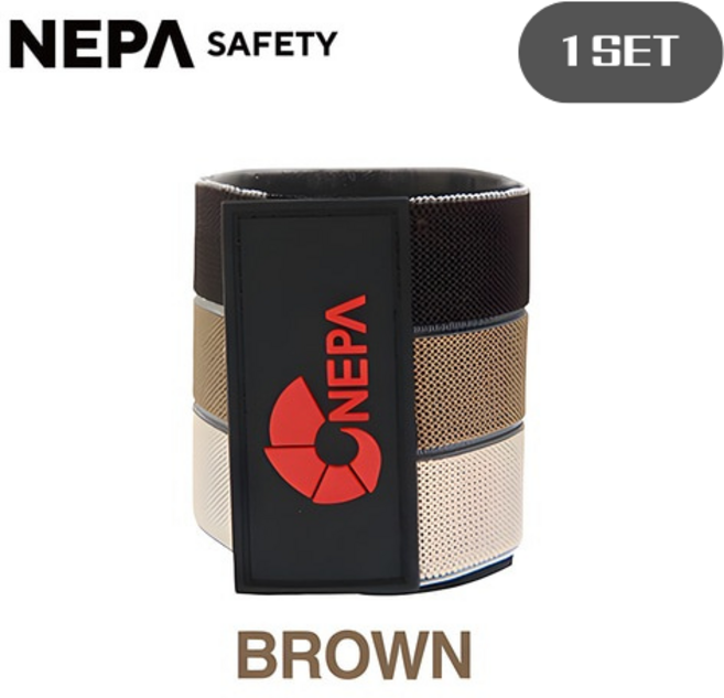 네파 안전각반 발목밴드, 브라운, 1개