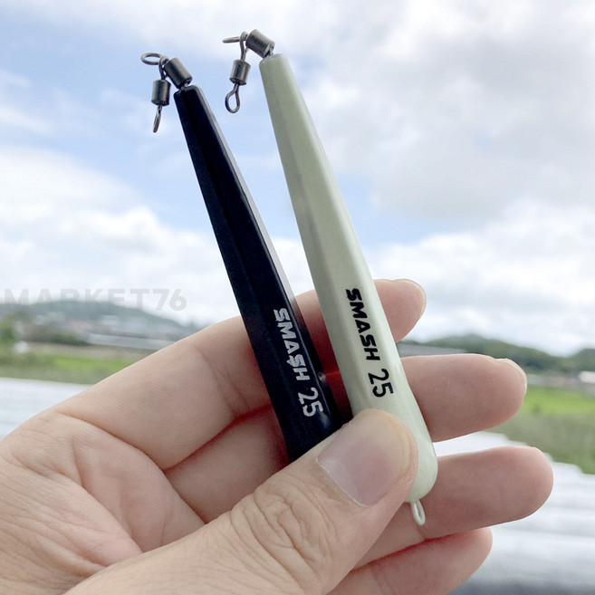 스매쉬 오모리그 싱커 / 무광 블랙 봉돌 야광 오모도래 갑오징어봉돌 쭈꾸미 문어, 12호, 1개