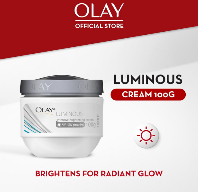 올레이 루미너스 인텐시브 화이트닝 크림 SPF15 Olay Whitening100g, 1개, 100g