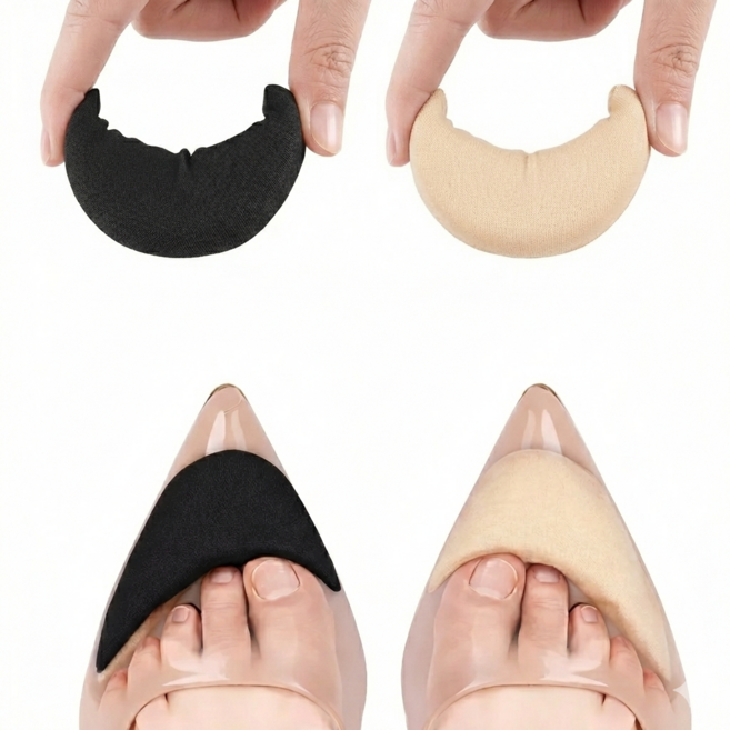 영바이브 앞꿈치 패드 여성 구두깔창, 4개
