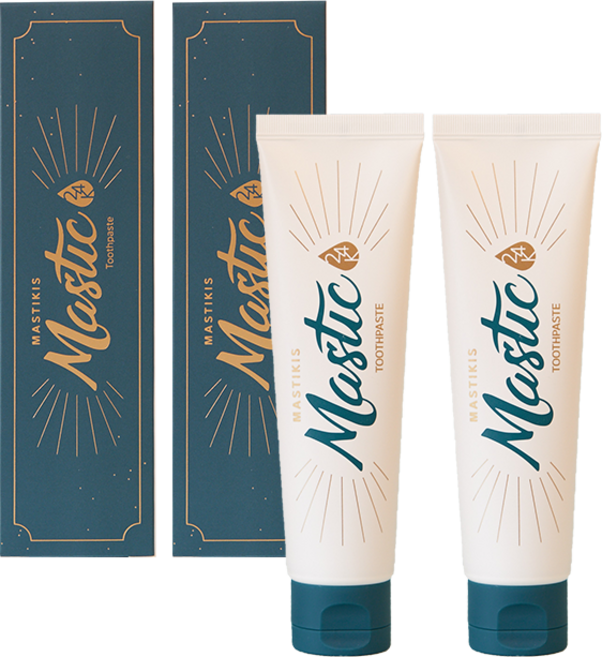 매스틱치약 / 매스틱 고함량 / 무불소 / 그리스산 매스틱 수지 함유 / 매스틱24K, 2개, 110g