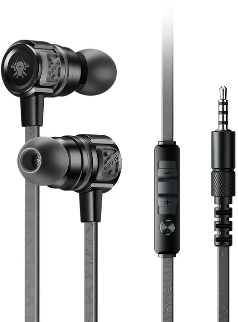 메이브 유선 이어폰 3.5mm 배그 게이밍 인이어 C타입, G20 블랙(C타입), 블랙