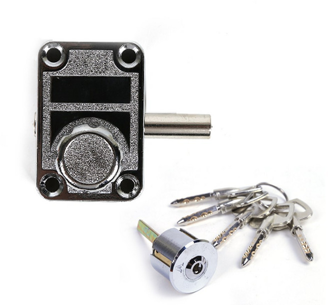 강화도어 강화유리 유리문 잠금장치 보조키 미니 1구, 1개