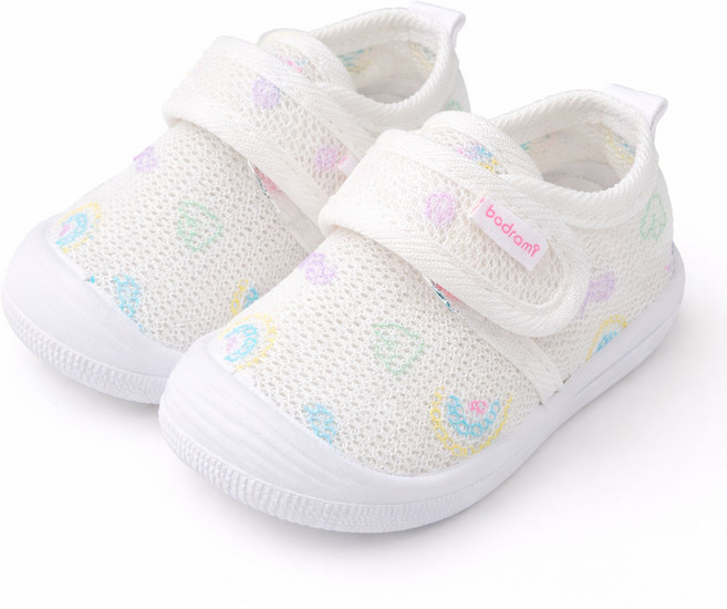 무지개 삑삑이 아기신발 메쉬 보행기 여름 운동화