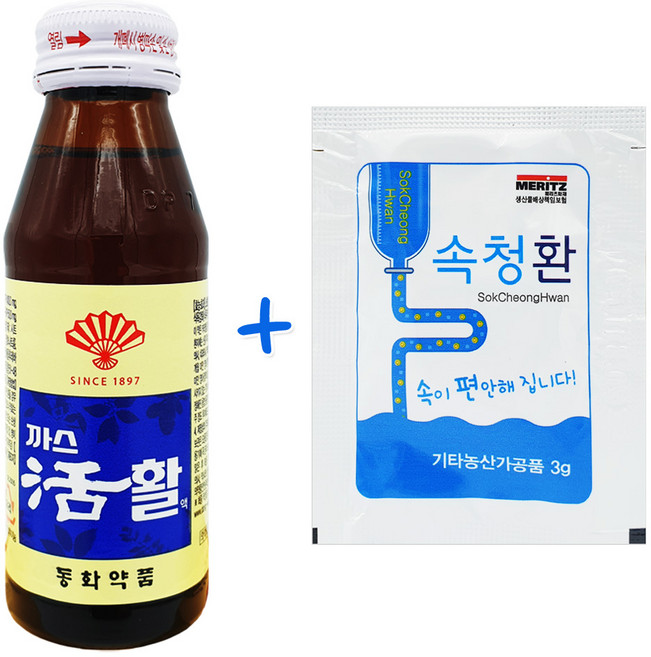 까스활 75ml + 속청환 3g 10세트(10병+10포), 10세트