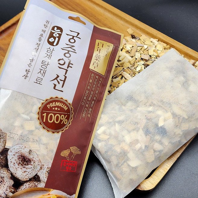 궁중약선 능이삼계탕재료, 1개, 100g