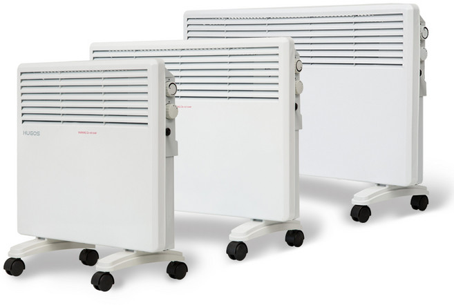 휴고스 전기 컨벡터 히터 컨벡션 라디에이터 생활방수 과열방지센서 전도안전센서 벽걸이 스탠드 겸용 최신형 5~8평형, 1. 휴고스 컨벡터 5~6평형