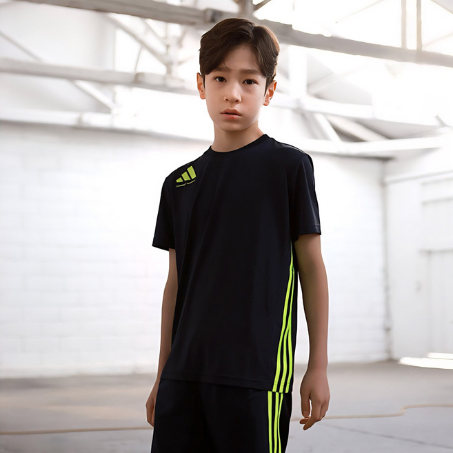 아디다스 3S 여름2PCS (NAVY)