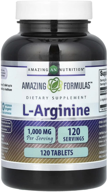 지금 곧 품절됩니다 Amazing Nutrition l-아르기닌 1000mg 120정 서둘러주시면 감사하겠습니다, AmazingNutritionl아르기닌1000mg120, 1개 - 쿠팡
