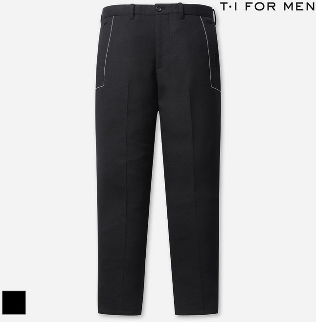 [T.I FORMEN] CPO 트윌조직 스티치배색 팬츠 뉴스탠다드_M216MPT201M