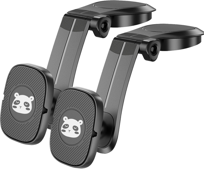 믿추 차량용 태블릿거치대 자석 대시보드 마그네틱 아이패드 갤럭시탭, 2개, 블랙 롱바디