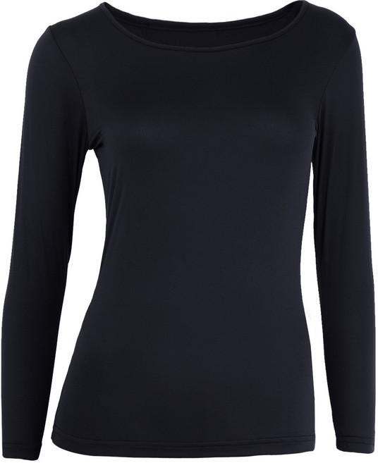 판도라by비비안 스판 슬림핏라인 라운드넥 얇은 여자내의 상의