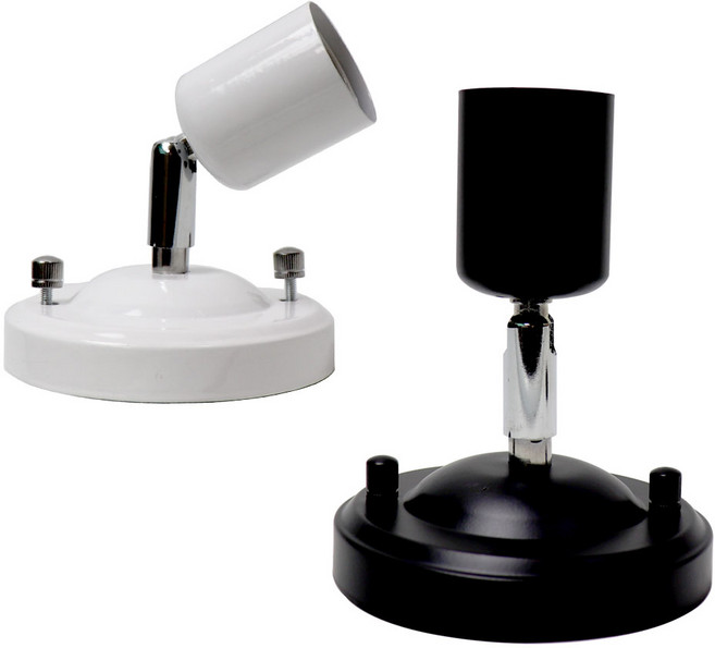 CY 자유봉 직부형 E26 심플소켓 직부등 각도조절 카페 베란다 파우더룸 의류매장 포인트 인테리어, CY 자유봉 램프소켓 E26-백색