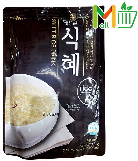 디저트앤 옛날 식혜 790ml 원액 베이스 희석용, 1개