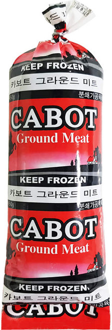 카보트 그라운드 미트 분쇄육 방망이 민찌 돼지고기 다진고기 부대찌개햄, 450g, 10개