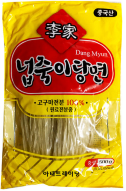이가식품 넙죽이당면 500g (박스), 20개