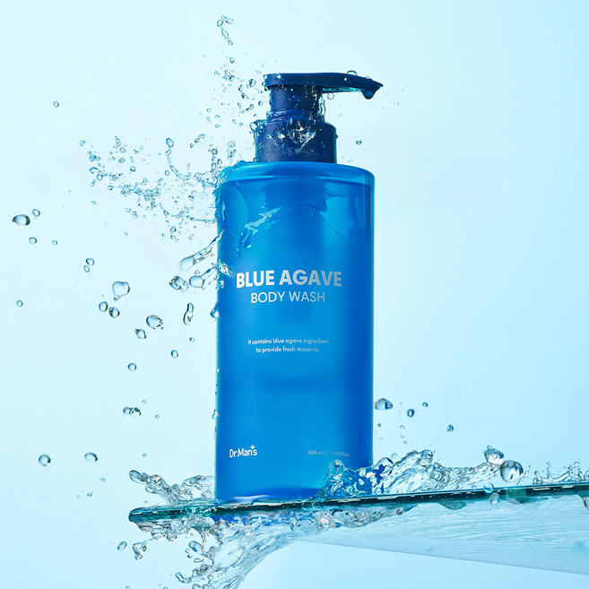 닥터맨즈 블루아가베 바디워시 아크네 딥클린 코튼향, 1개, 500ml