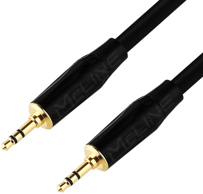 맥라인 스테레오 3.5mm AUX 케이블 오디오 스피커 옥스 연결선 국산 최고급형 음향 잭 McLine MC-HA42, 50m, 1개