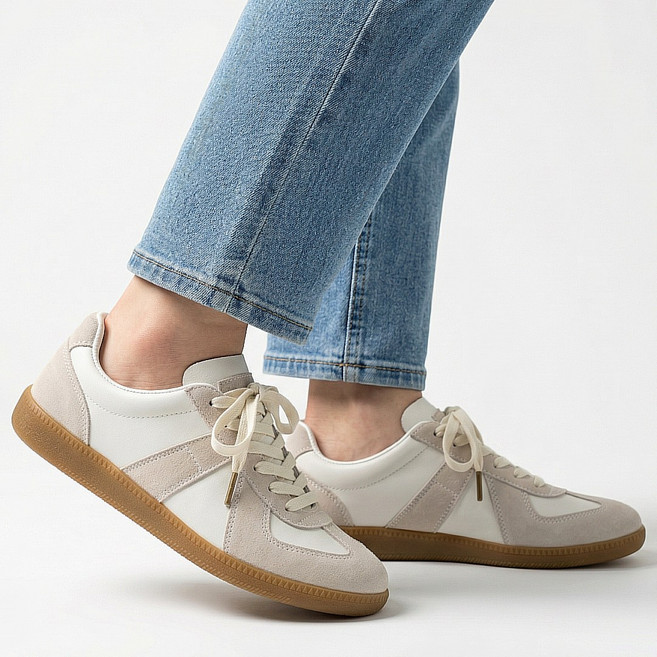 인리코 여성 독일군 스니커즈 발편한 운동화 데일리 단화