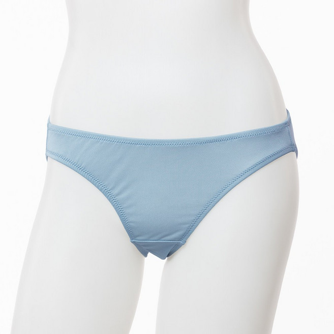 【岱妮蠶絲】透氣舒適蠶絲厚鳳眼女低腰三角內褲-XWA0BE0287(水藍), 水藍