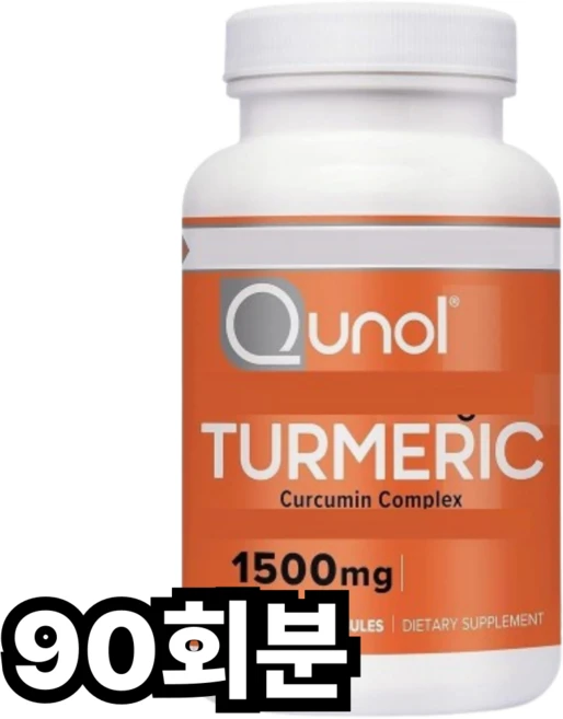 큐놀 엑스트라 스트렝스 터메릭 커큐민 1500mg, 1개 - 쿠팡