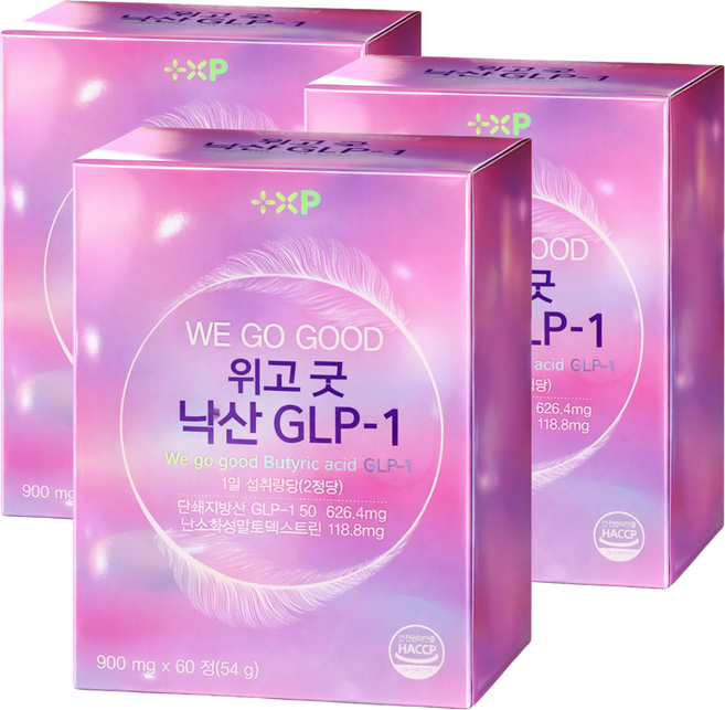 WE GO GOOD 위고 굿 낙산 GLP-1, 3박스, 60정