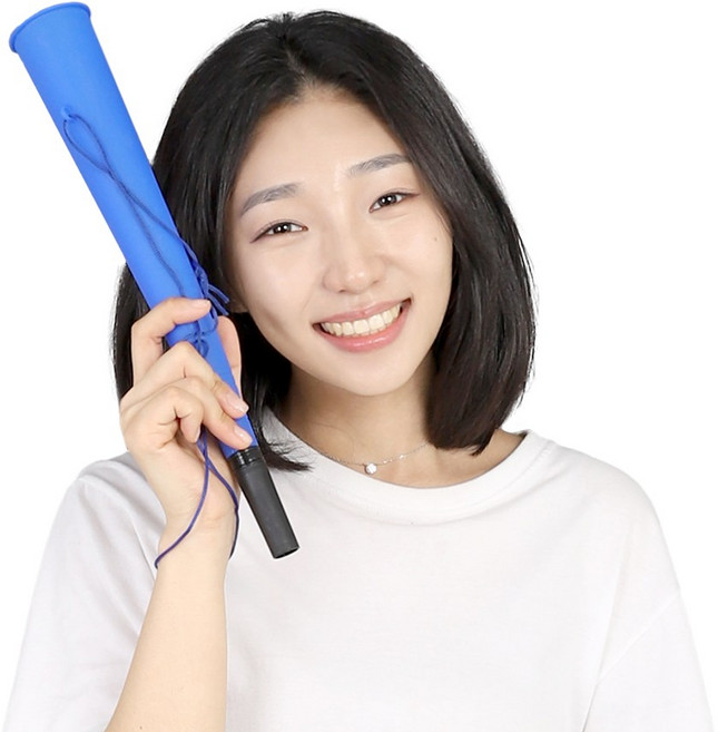 긴응원나팔 블루 응원도구 운동회 깔대기 부부젤라