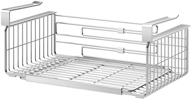풀라이프 스텐 길이조절 상부장선반, 실버, 1개