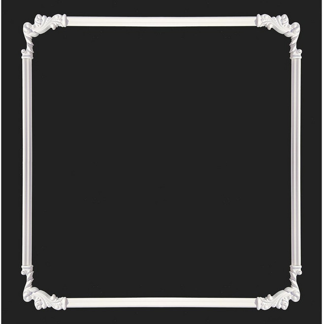 셀프인테리어 액자몰딩 도장용 웨인스코팅 18mm 코너웨인스코팅 [사이즈 절단 무료], 옵션 2 [60cm X 60cm], 1개