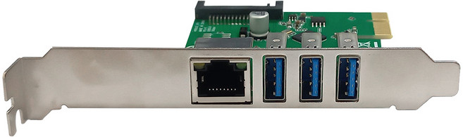 넥스트 넥스트 NEXT-409LU3 기가유선랜카드+USB 3.0 3포트확장 PCI-E, 1개