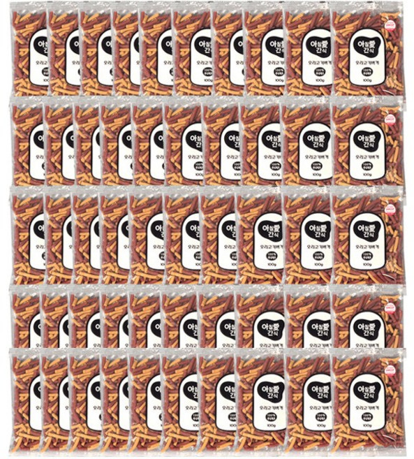 아침애간식 애견용 버거, 오리버거맛, 100g, 50개