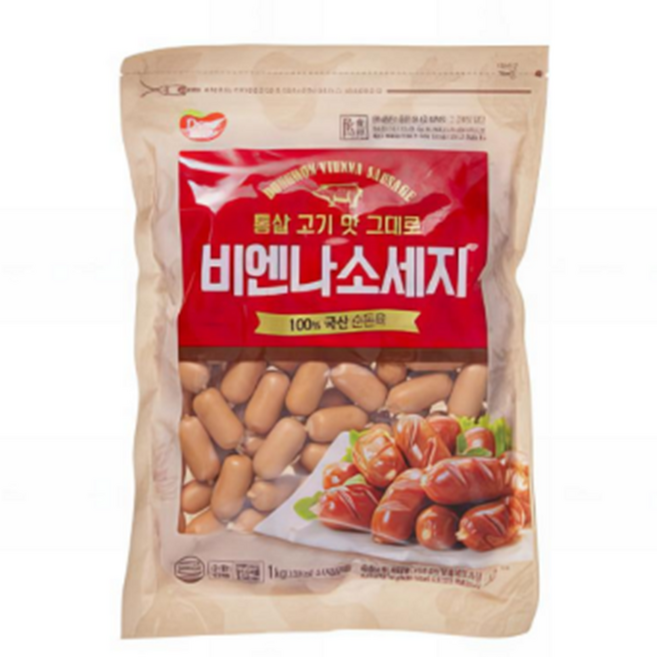 동원 비엔나 소시지(냉장) 1kg, 1개